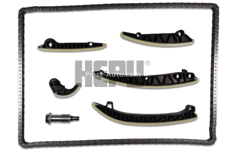 Kit lanț distribuție HEPU (lanț + elmente) pentru: MERCEDES C T-MODEL (S203), C T-MODEL (S204), C (W203), C (W204), CLK (A209), CLK (C209), CLS (C218), CLS (C219), CLS SHOOTING BRAKE (X218), E (A207) 3.0D 01.05-
