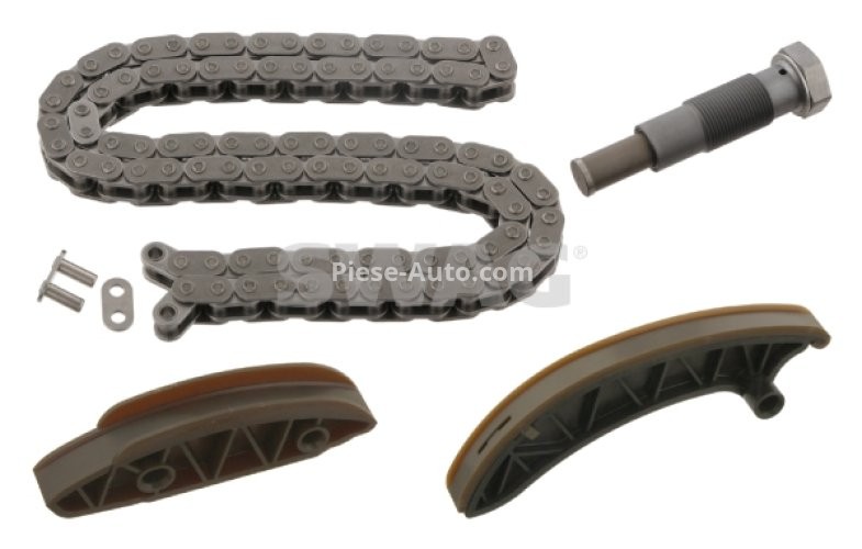 Kit lanț distribuție SWAG (lanț + elemente) pentru: MERCEDES B SPORTS TOURER (W246, W242), C (C204), C T-MODEL (S204), C (W204), CLS (C218), E (A207), E (C207), E T-MODEL (S212), E (W212) 1.8D/2.2D 06.06-