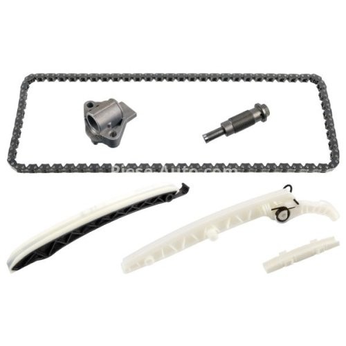 Kit lanț distribuție SWAG (lanț + elemente) pentru: MERCEDES A (W176), B SPORTS TOURER (W246, W242), C (C204), C T-MODEL (S204), C (W204), E T-MODEL (S212), E (W212) 1.6/2.0/2.0CNG 01.08-