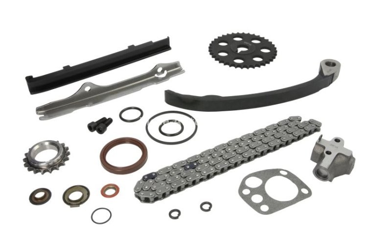 Kit lanț distribuție HEPU (lanț + pinioane) pentru: NISSAN PICK UP, PRAIRIE PRO, TERRANO II 2.4 01.90-09.07