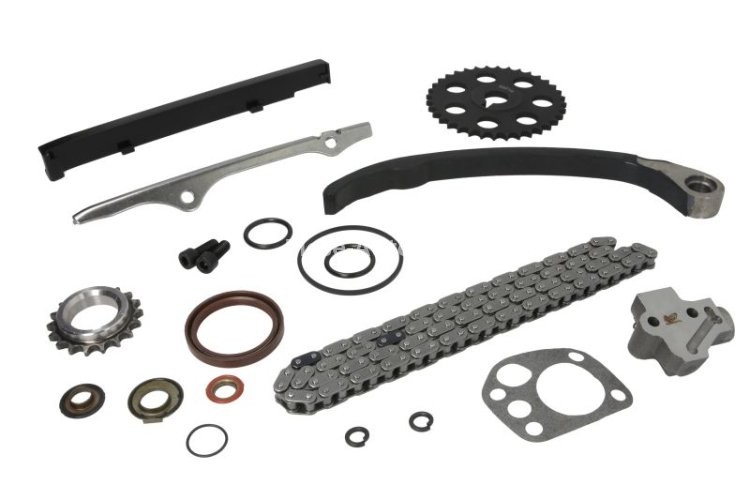 Kit lanț distribuție HEPU (lanț + pinioane) pentru: NISSAN PICK UP, PRAIRIE PRO, TERRANO II 2.4 01.90-09.07