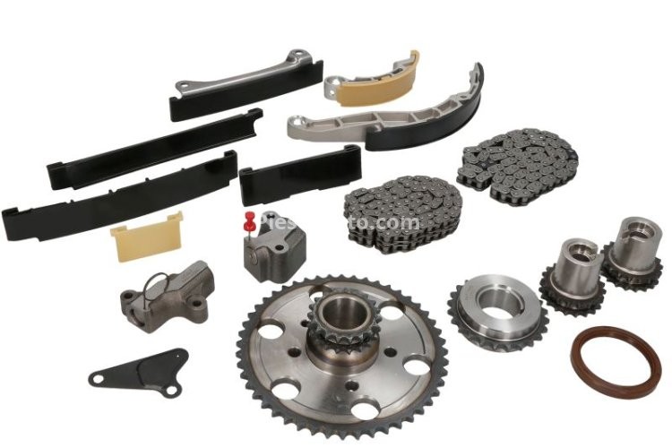 Kit lanț distribuție HEPU (lanț + pinioane) pentru: NISSAN CABSTAR, NP300 NAVARA, PATHFINDER III 2.5D 01.05-