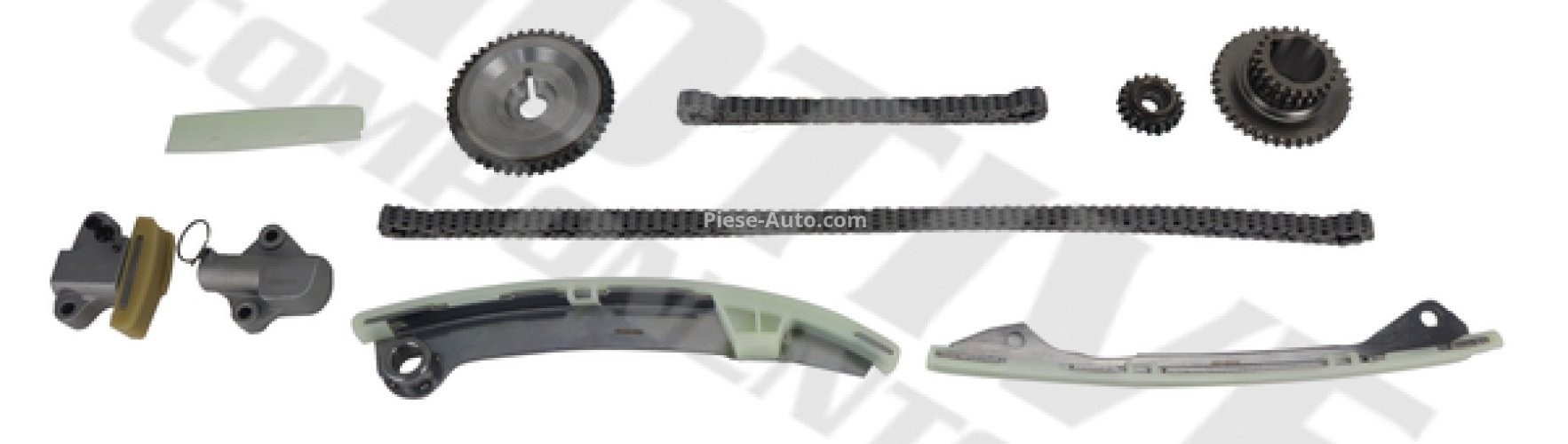 Kit lanț distribuție MOTIVE (lanț + pinioane) pentru: NISSAN QASHQAI I, SENTRA VI, TIIDA, X-TRAIL II 1.8/2.0 09.04-04.14