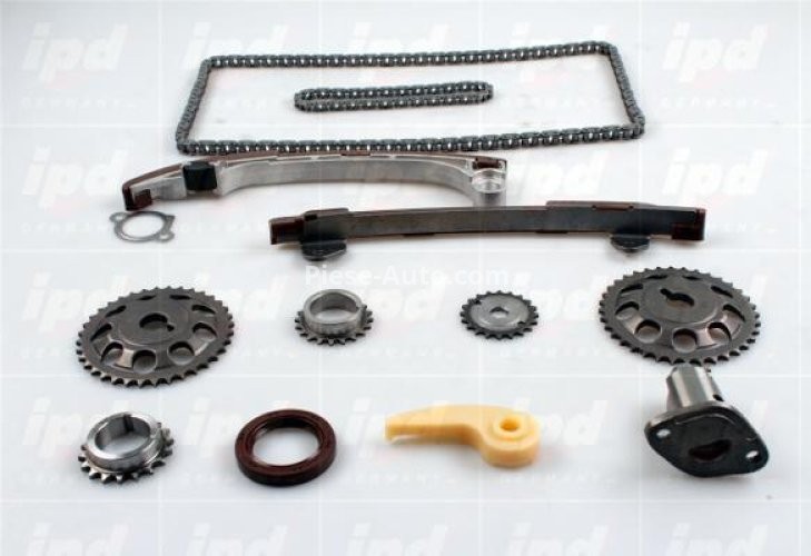Kit lanț distribuție HEPU (lanț + pinioane) pentru: TOYOTA ALLION I, AVENSIS, AVENSIS VERSO, CALDINA, CAMRY, GAIA, HARRIER, ISIS, NOAH/VOXY, OPA, PREVIA II, PREVIA III, RAV 4 II, RAV 4 III, SOLARA 2.0/2.4 02.00-