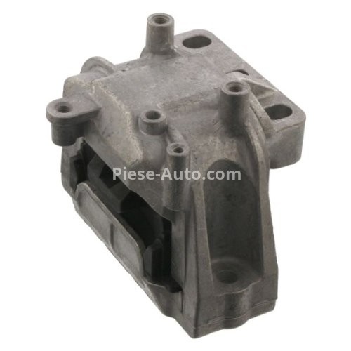 Suport motor FEBI față dreapta, din metal+cauciuc pentru: AUDI A3; SEAT ALTEA, ALTEA XL, LEON, TOLEDO III; SKODA OCTAVIA II, SUPERB II, YETI; VW BEETLE, CADDY ALLTRACK, CADDY ALLTRACK/MINIVAN 1.2-3.2 05.03-