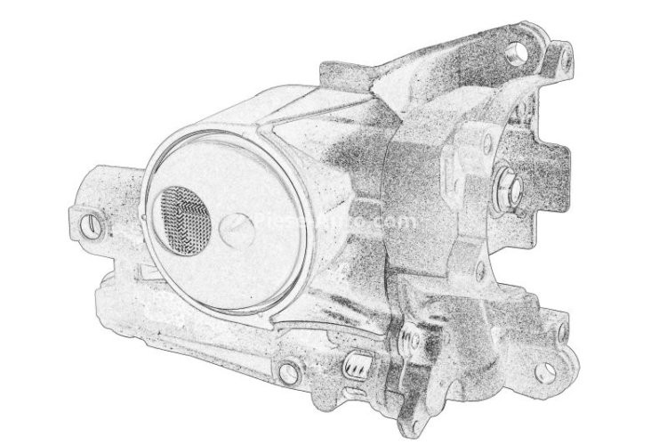 Pompa de ulei pentru: CITROEN C3 PICASSO, C4 I, C4 PICASSO I; PEUGEOT 207, 3008, 308, 308 I, 5008 1.4/1.4LPG/1.6 02.06-