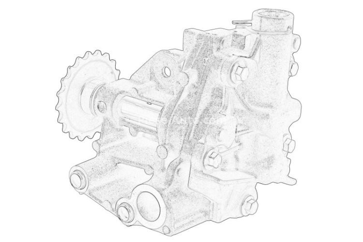 Pompa de ulei pentru: NISSAN NV400; OPEL MOVANO B; RENAULT MASTER III 2.3D 02.10-