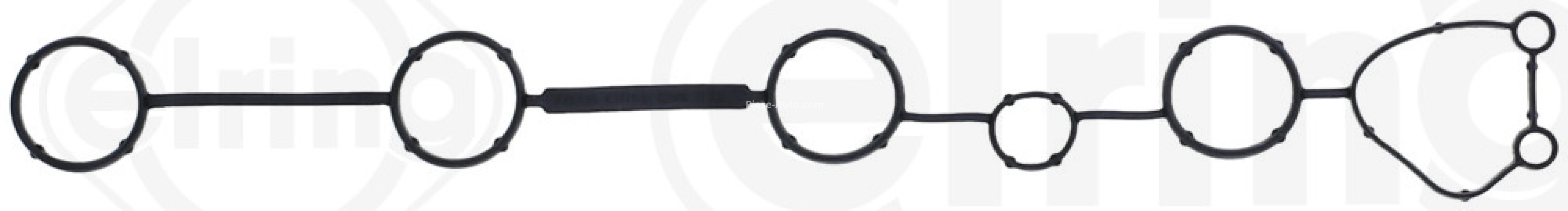 Garnitură capac culbutori ELRING (montaj stânga) pentru : AUDI A4 B6, A4 B7, A4 B8, A5, A6 ALLROAD C6, A6 C6, A8 D3, A8 D4, Q7, R8, R8 SPYDER; VW TOUAREG 4.2 03.03-03.18