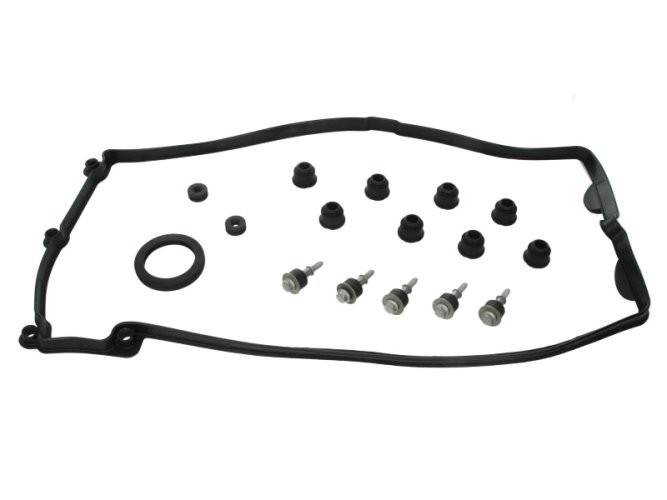 Garnitură capac culbutori ELRING (montaj stânga) pentru :BMW 5 (E60), 5 (E61), 6 (E63), 6 (E64), 7 (E65, E66, E67), X5 (E53), X5 (E70) 3.6-4.8 07.01-12.10