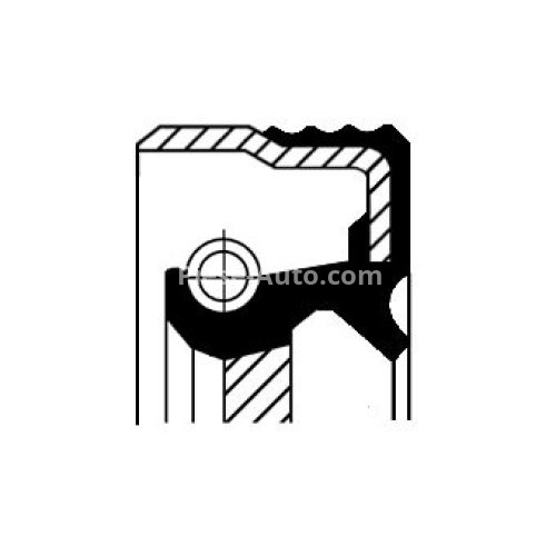 Simering Corteco arbore cotit  (38x50/50x8) pentru: MERCEDES 123 T-MODEL (S123), HECKFLOSSE (W111, W112); BMW 3 (E36), 7 (E23); CITROEN CX II; DAIHATSU CHARADE IV; FORD ORION III, SCORPIO I 1.3-3.4 07.65-