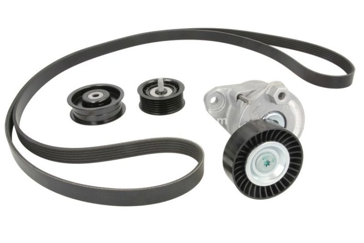 Set curea transmisie INA - cu role , întinzător - pentru: MERCEDES C (CL203), C T-MODEL (S203), C T-MODEL (S204), C (W203), C (W204), CLC (CL203), CLK (A209), CLK (C209), CLS (C219), E (A207), E (C207) 2.5-5.5 06.04-