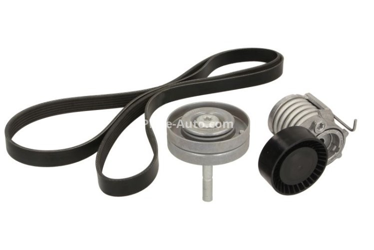 Set curea transmisie INA - cu role , întinzător - pentru: SEAT CORDOBA, IBIZA III, IBIZA IV, IBIZA IV SC, IBIZA IV ST, TOLEDO IV; SKODA FABIA I, FABIA I PRAKTIK, FABIA II, RAPID, ROOMSTER, ROOMSTER PRAKTIK 1.2 07.01-