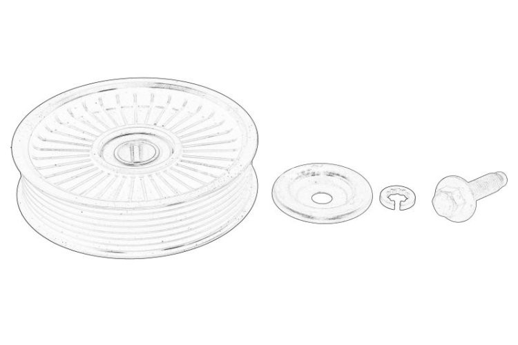 Rola ghidare curea distributie pentru : fits: FORD RANGER 2.2D/3.2D 04.11-