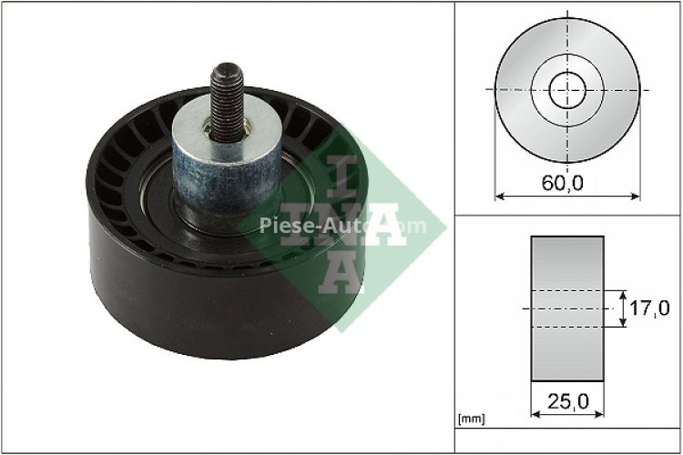 Rola ghidare curea distributie pentru : VOLVO S60 III, S90 II, V60 II, V90 II, XC40, XC60 II, XC90 II 2.0DH/2.0H 04.19-