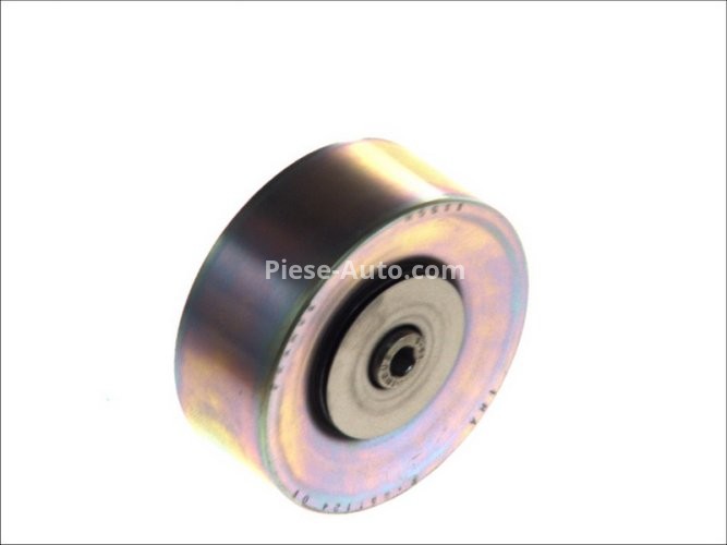 Rolă ghidare curea accesorii INA pentru :  BMW 3 (E46), 5 (E60), 6 (E63), 7 (E65, E66, E67), X3 (E83), X5 (E53) 2.0D-4.5D 10.99-