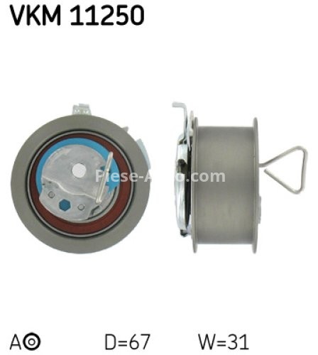 Rolă întinzător curea distribuție SKF pentru : AUDI / FORD / Seat / Skoda / VW 1.4TDI/1.9TDI 99 -