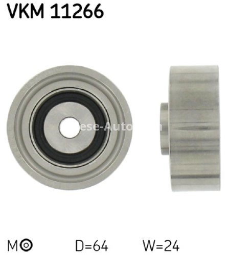 Rolă întinzător curea distribuție SKF pentru :  AUDI 100 C3, A6 C4 2.5D 01.90-12.97