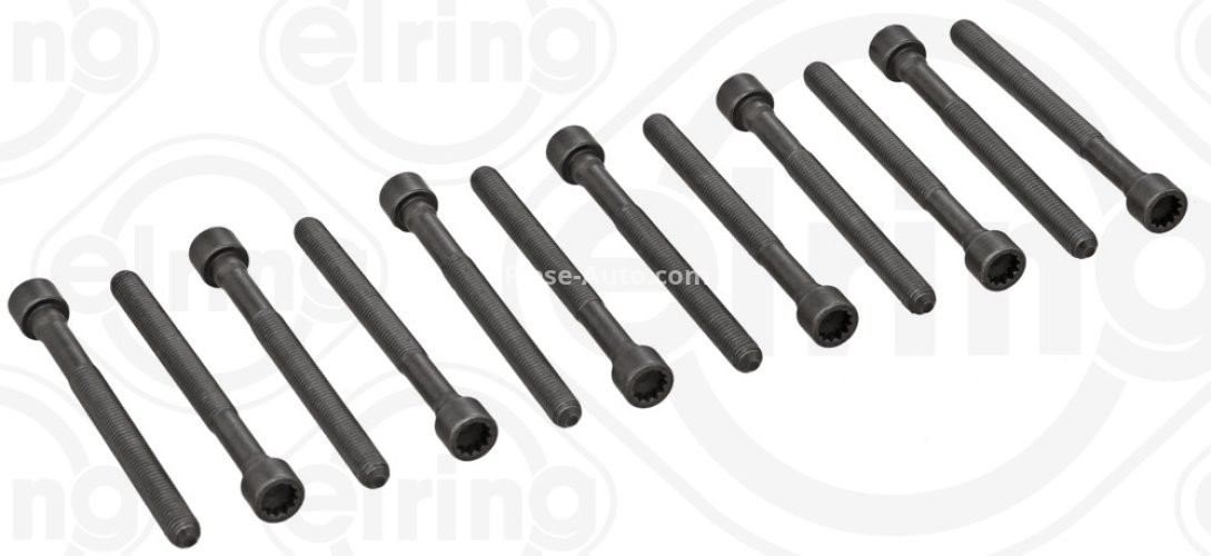 Set șuruburi / prezoane chiulasă - ELRING -  pentru: AUDI A6 C6, A8 D3 5.2 03.06-08.11