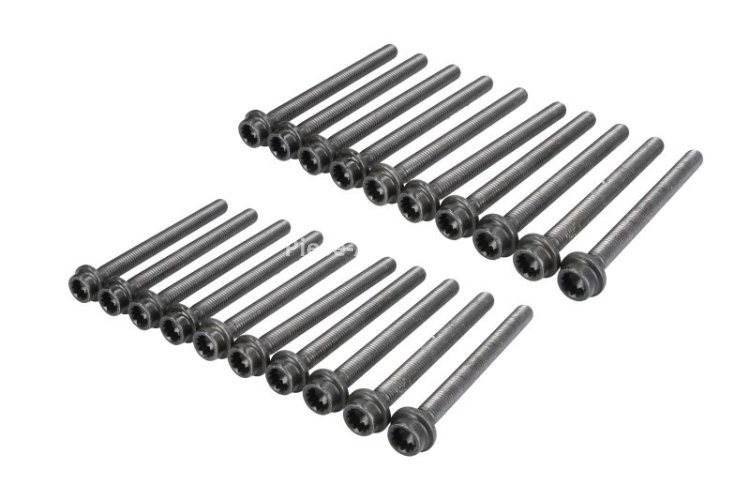 Set șuruburi / prezoane chiulasă - ELRING - pentru:  AUDI A3, TT; PORSCHE CAYENNE; VW EOS, GOLF IV, V, PHAETON, TOUAREG, MULTIVAN V, TRANSPORTER V 3.2 04.02-