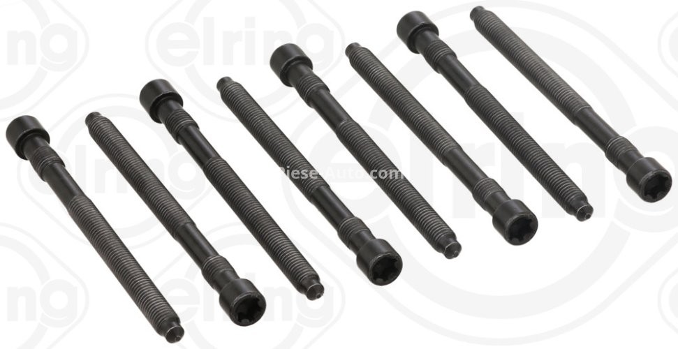 Set șuruburi / prezoane chiulasă - ELRING - pentru:  AUDI A4, A6, A8 3.0i 11.00-05.06