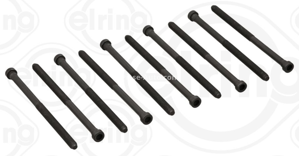 Set șuruburi / prezoane chiulasă - ELRING -  pentru: AUDI A3, A3 ALLSTREET, A4 ALLROAD B9, A4 B9, A5, A6 ALLROAD C8, A6 C8, A7, Q2, Q3, Q5; CUPRA FORMENTOR, LEON, LEON SPORTSTOURER 2.0D/2.0DH 08.14-