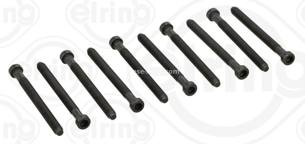 Set șuruburi / prezoane chiulasă - ELRING - pentru:  AUDI A1, A3, A4, A5, A6, Q3, Q5, TT; SEAT ALTEA, EXEO, IBIZA V, LEON; SKODA FABIA, OCTAVIA, SUPERB, YETI; VW BEETLE, GOLF VI, SHARAN, TRANSPORTER 1.6TDI/2.0TDI 05.03-