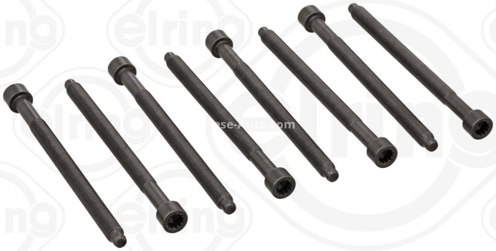 Set șuruburi / prezoane chiulasă - ELRING - pentru:  AUDI A2; SEAT AROSA, CORDOBA, IBIZA IV, V; SKODA FABIA, ROOMSTER; VW FOX, LUPO, POLO 1.4TDI 01.99-