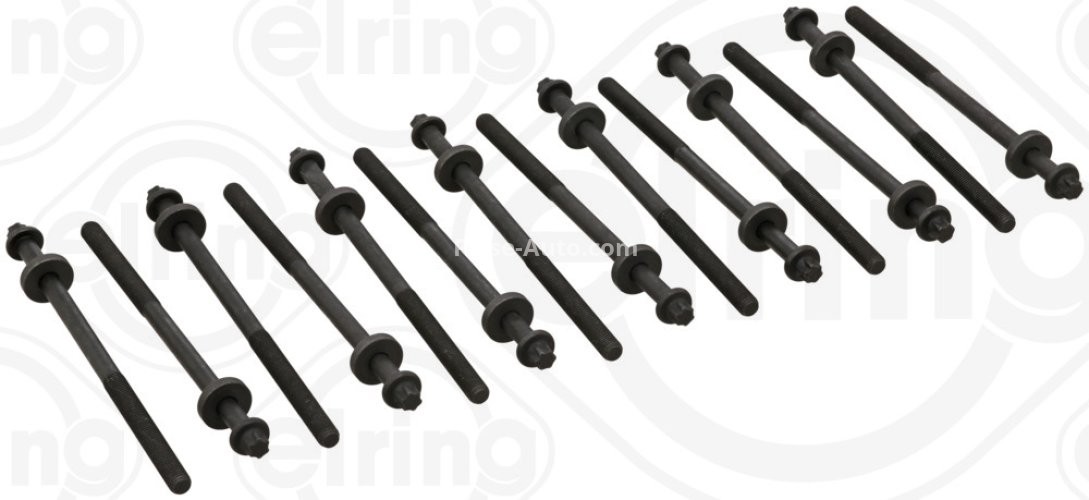 Set șuruburi / prezoane chiulasă - ELRING - pentru:  BMW 3 (E90), 5 (E60), 6 (E63), 7 (E65, E66, E67), X3 (E83), X5 (E70), X6 (E71, E72) 3.0D 10.02-