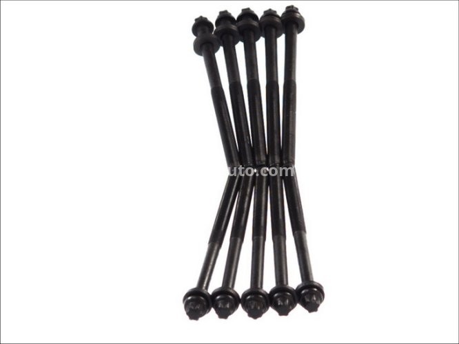 Set șuruburi / prezoane chiulasă - ELRING - pentru:  CITROEN AX, SAXO, XSARA; NISSAN MICRA II; PEUGEOT 106 I, II; ROVER 100/METRO 1.5D 06.94-