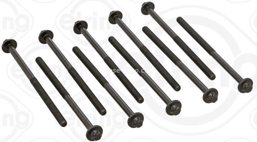 Set șuruburi / prezoane chiulasă - ELRING - pentru:  MERCEDES A (W176), B (W246), C (W204), E (W212), SLK (R172), M (W166), GLA (X156), VITO, SPRINTER 2.1CDI/2.2D 06.06-