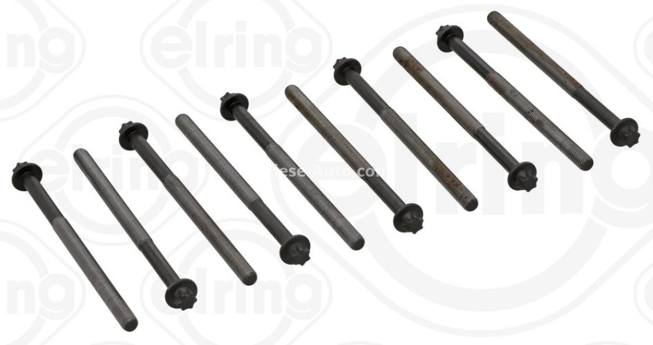 Set șuruburi / prezoane chiulasă - ELRING - pentru:  MERCEDES A (W168), VANEO 1.7D 07.98-07.05