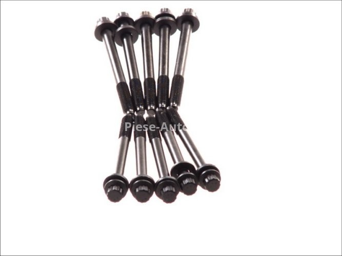 Set șuruburi / prezoane chiulasă - ELRING - pentru:  MITSUBISHI COLT V, VI, LANCER V, VI, MIRAGE, SPACE STAR; PROTON AEROBACK, JUMBUCK, PERSONA, SALOON, SATRIA, WIRA 1.3/1.5/1.6 01.91-
