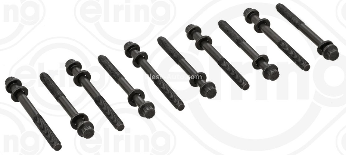 Set șuruburi / prezoane chiulasă - ELRING - pentru:  MITSUBISHI GALANT II, L 300, PAJERO II, SAPPORO II 2.0/2.4 08.80-