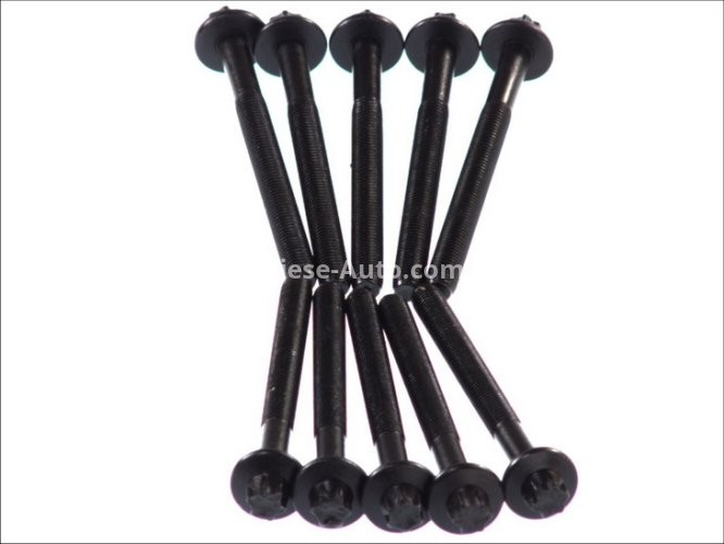 Set șuruburi / prezoane chiulasă - ELRING - pentru:  NISSAN KUBISTAR; RENAULT CLIO I, II, KANGOO, THALIA I, TWINGO I, II 1.0/1.2 01.96-