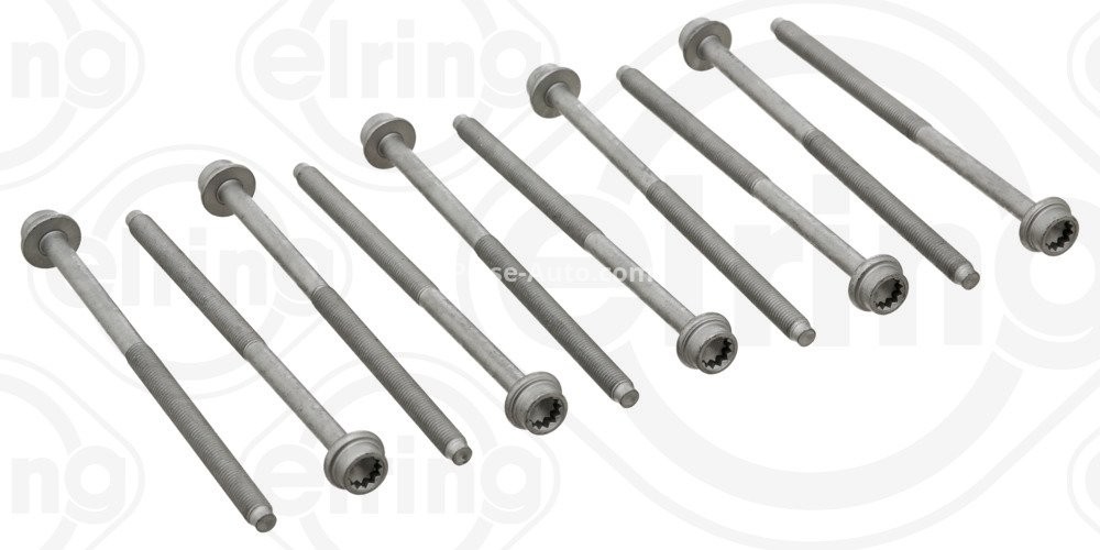 Set șuruburi / prezoane chiulasă - ELRING - pentru:  SEAT AROSA, CORDOBA, IBIZA, INCA; VW CADDY, LUPO, POLO 1.0/1.4i 11.95-07.05