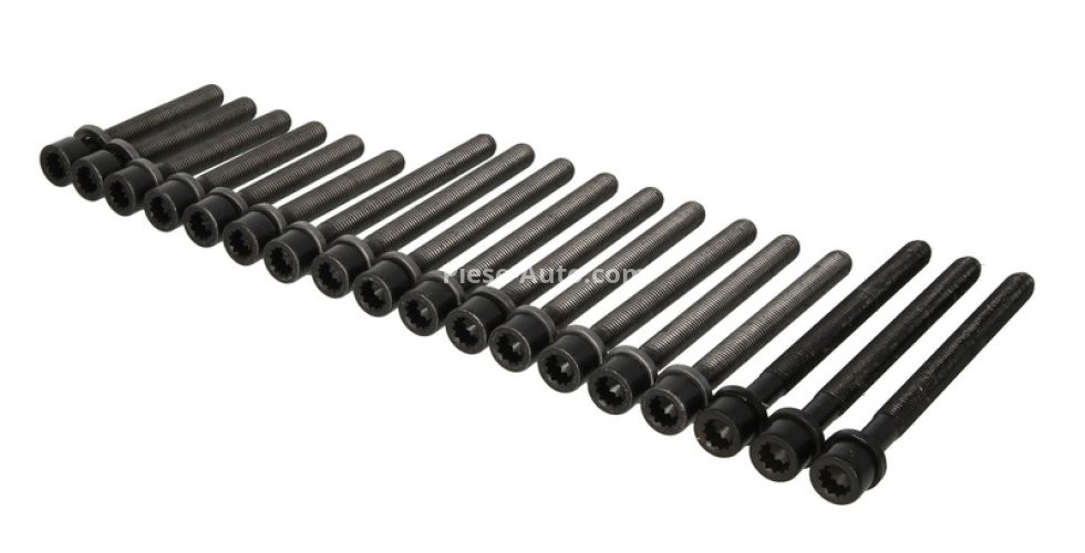 Set șuruburi / prezoane chiulasă - ELRING - pentru:  SEAT TOLEDO II; VW BORA, GOLF IV, PASSAT 2.3 V5 10.98-06.06