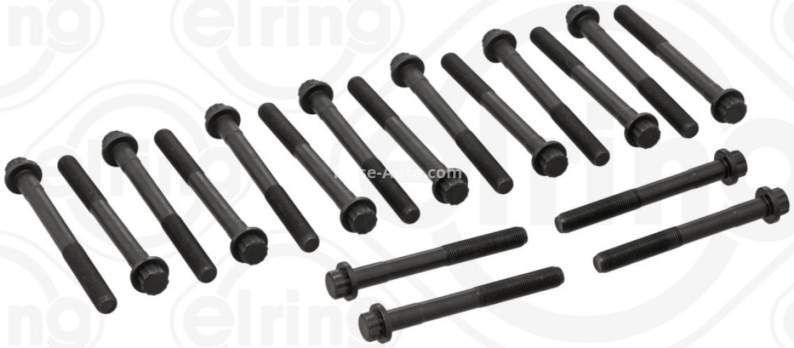Set șuruburi / prezoane chiulasă - ELRING - pentru:  TOYOTA HILUX I, II, KIJANG, LAND CRUISER, MARK II, 4 RUNNER, HIACE III, IV; VW TARO 2.0-3.0 01.79-07.07