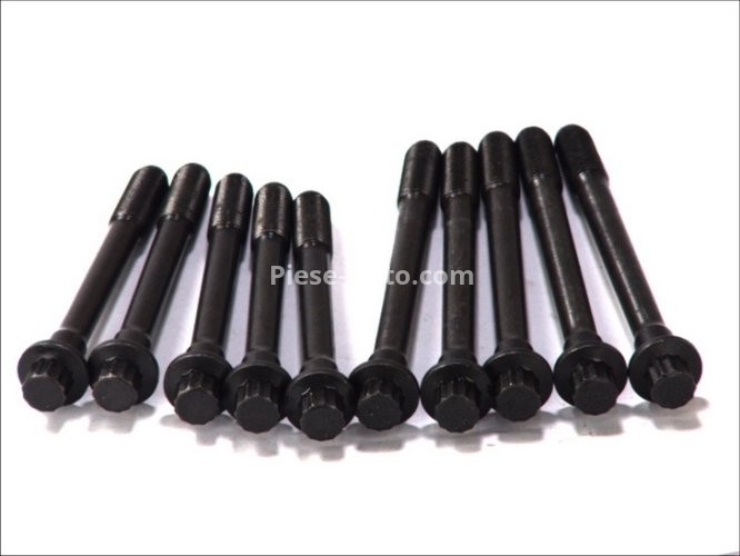 Set șuruburi / prezoane chiulasă - ELRING - pentru:  TOYOTA ASCENT, AVENSIS, CALDINA, CARINA II, E, CELICA, CHASER, COROLLA, CORONA, CURREN, MR 2 I, SPRINTER, VIOS 1.5/1.6/1.8 08.83-01.08