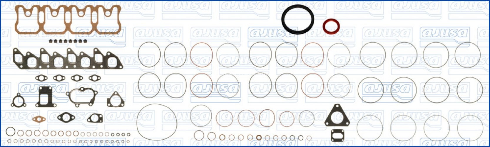 Set garnituri motor pentru: CHRYSLER VOYAGER III; FORD SCORPIO II; JEEP CHEROKEE, GRAND CHEROKEE I; OPEL FRONTERA A, FRONTERA A SPORT; PLYMOUTH VOYAGER 2.5D 10.94-09.01