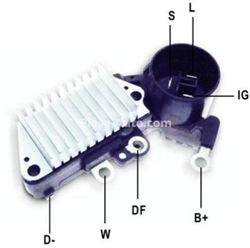 Releu tensiune / încărcare (14V) pentru: FIAT PUNTO; HONDA ACCORD II; TOYOTA 4 RUNNER II, CAMRY, CARINA IV, CARINA V, CELICA, COROLLA, COROLLA FX, HIACE IV, MODEL F, MR2 I, MR2 II 1.0-3.0 01.83-08.04