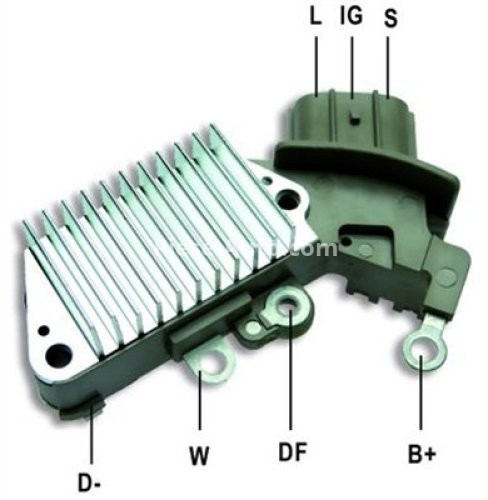 Releu tensiune / încărcare (14V) pentru:  TOYOTA CELICA, PREVIA I, RAV 4 II, SUPRA 1.8-3.0 05.90-11.05