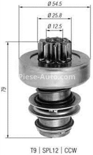 Bendix electromotor  pentru: SKODA FELICIA I 1.3/1.6 10.94-03.98