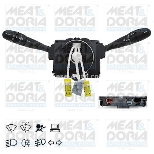 Bloc lumini / comutator combinat  (control computer; semnalizare; lumini; stergatoare) pentru: CITROEN C5 III; PEUGEOT 206, 406 11.95-
