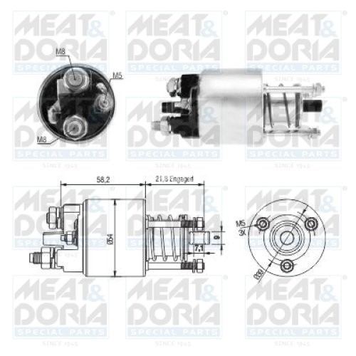 Bobină / solenoid electromotor pentru: CITROEN BERLINGO, BERLINGO MULTISPACE, BERLINGO/MINIVAN, C1, C2, C3 I, C3 II, C3 PICASSO, C3 PLURIEL, C4, C4 I, C4 II, C4 PICASSO II, C5 II 1.4D/1.6D 09.01-