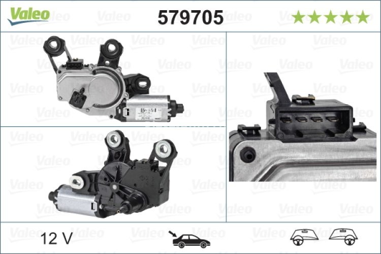 Motor ștergator spate pentru: AUDI A4 ALLROAD B8, A4 B8 11.07-05.16