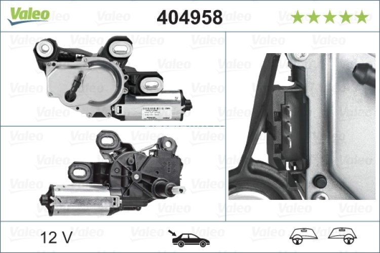 Motor ștergator spate dreapta pentru: MERCEDES VIANO (W639), VITO / MIXTO (W639), VITO (W639) 09.03-