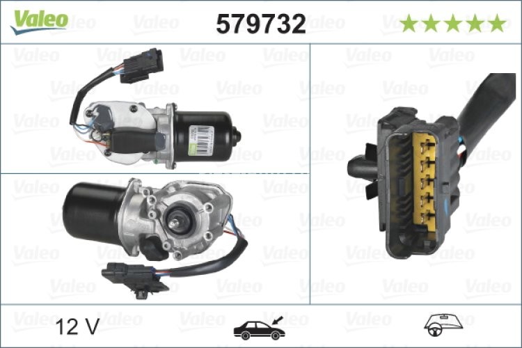 Motor ștergator parbriz pentru: NISSAN PRIMASTAR; OPEL VIVARO A; RENAULT MASTER II, MASTER PRO, TRAFIC II 07.98-