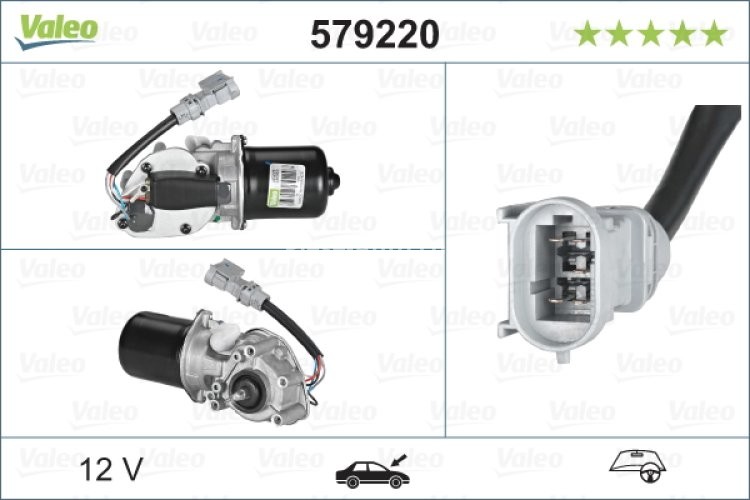 Motor ștergator parbriz pentru: RENAULT MASTER II, MASTER PRO 07.98-