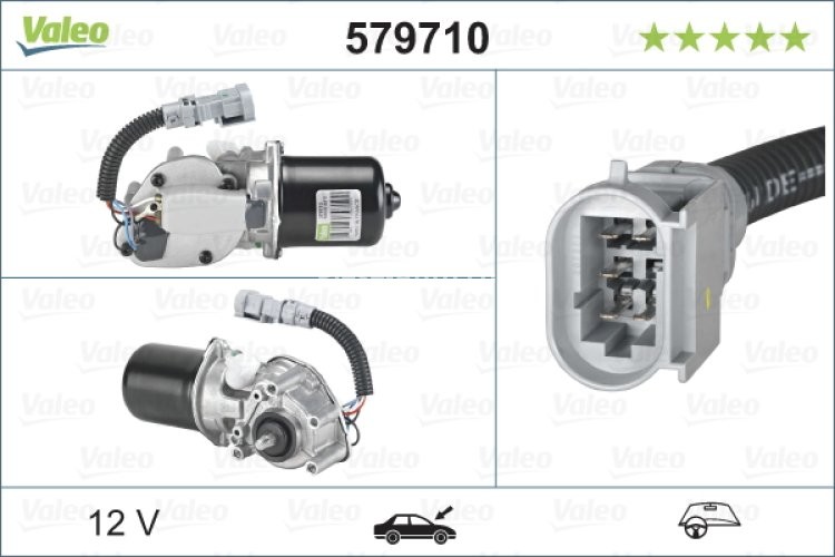 Motor ștergator parbriz pentru: RENAULT MASTER II 09.00-