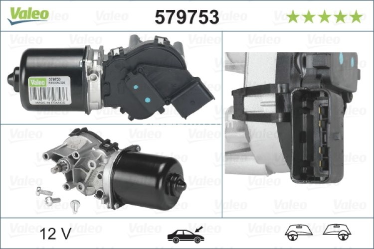 Motor ștergator parbriz  (vehiculul cu mina stângaa / dreapta) pentru: RENAULT LAGUNA II 03.01-12.07
